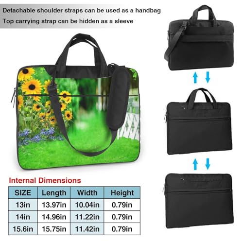 Sac ordinateur portable tournesol antichoc protège des chocs - 4