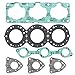 Vertex-Winderosa Top End Gasket Kit for Kawasaki JH 900 Zxi 95 96 97 1995 1996 1997, JT 900 STS 01 02 2001 2002, JT 900 STX 97 98 99 00 01 02 03 1997 1998 1999 2000 2001 2002 2003 2004 2005 2006