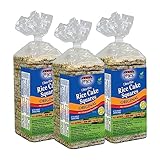 Paskesz Rice Cake Thin Square Plain, 4.9-Ounce Packages - (Pack of 3)