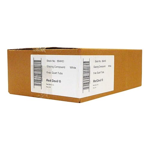 Miniatura 8 de Red Devil 0664 Compuesto de acristalamiento premezclado, 1 cuarto de galón