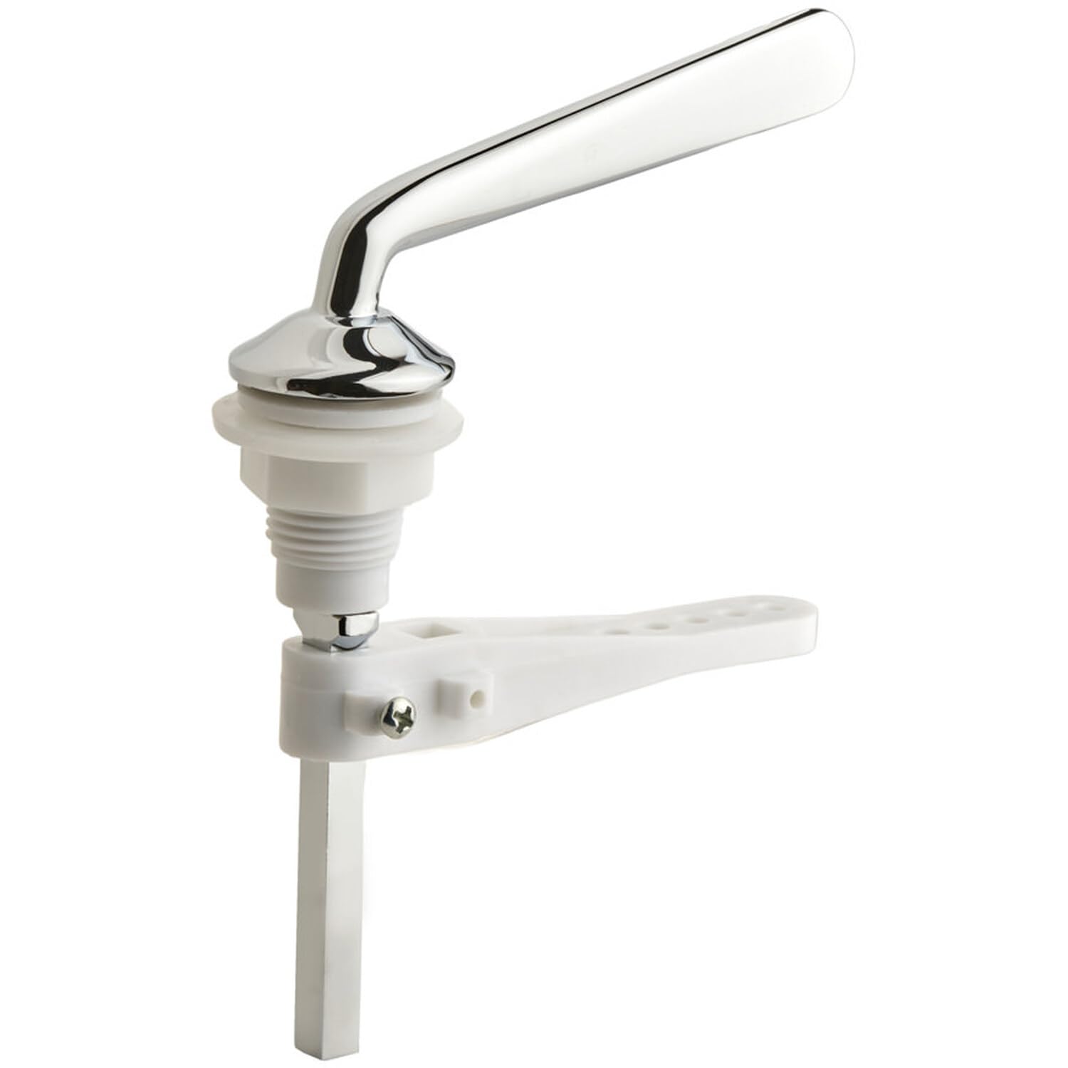 Hiatt Hardware Contract Cistern Lever Replacement – Heavy Duty Universal Brass & Polished Chrome Toilet Flush Lever for Bathroom Cistern Parts