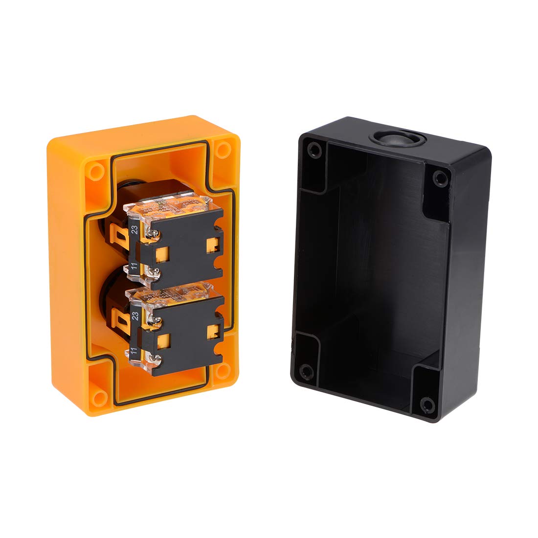 鉄道　緊急ボタンスイッチ Amazon | uxcell プッシュボタンスイッチ 押しボタンスイッチ