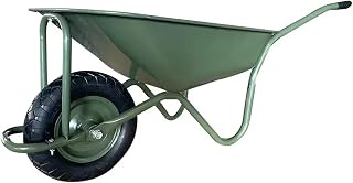 Carretilla de mano plegable con ruedas portátil telescópica para mover carretilla negra para uso doméstico, color verde