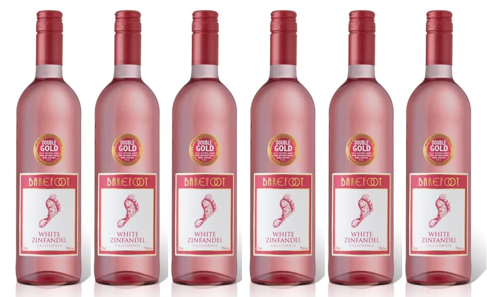 6x 0,75l - Barefoot - White Zinfandel