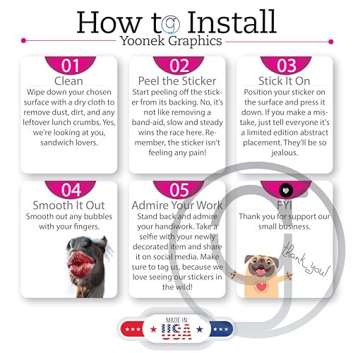 Image of Yoonek Graphics Newfoundland Dog Vinyl Decal Sticker for Car, Laptop, Tumbler, More. #009748-6