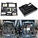 EDBETOS Center Console Tray Organizer Compatible with Toyota Tundra 2014 2015 2016 2017 2018 2019 2020 2021 Accessories, Armrest Secondary Storage Box (Black Trim)