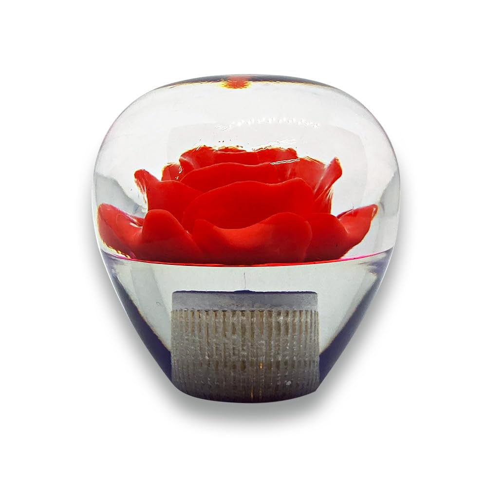 Amazon.co.jp: 水中花 ショート ドアノブ型 バラ 薔薇 シフトノブ
