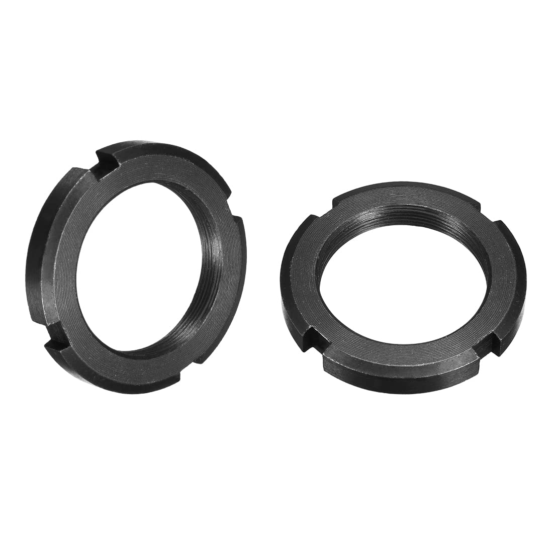 sourcing map M56x2.0mm Écrous ronds quatre fentes retenue 2 Pcs