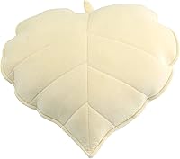 Vista 8 de YILANLAN Almohada de hoja divertida almohada de piso de felpa simulación cojín de oficina silla sofá almohada de coche almohada de decoración de Gris