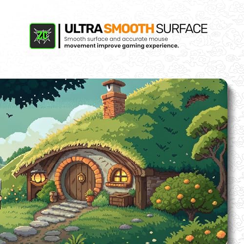 Image of LOTR Premium Desk Mat | Anti-Skid | Anti-Slip | 90 x 42 cm | Laptop Mat for Work from Home /Office /Gaming- Extended Mouse pad and Keyboard Desk mat