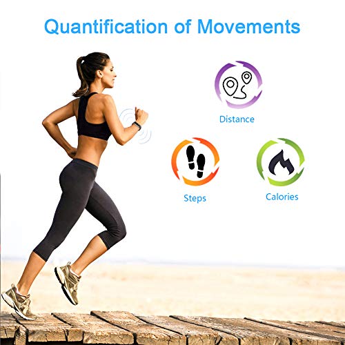 Letsfit Fitness Tracker with Heart Rate Monitor, Slim Activity Tracker Watch, Pedometer Watch, Sleep Monitor, Step Counter, Calorie Counter, Waterproof Smart Band for Kids Women and Men - Thumbnail 3