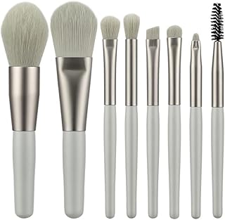 Juego de 8 brochas de maquillaje de tamaño mi...