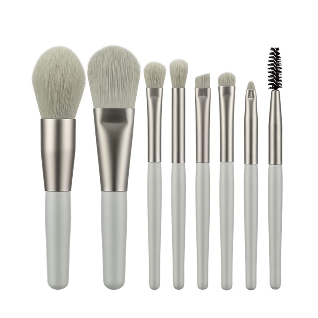 8Pcs Mini Size Makeup Brush Set Foundation Highlighter Blending Eyeshadow Eyelashes Eyebrow for Make Up Pincel