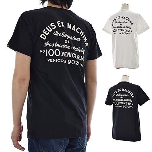 Deus Ex Machina Men's Venice Address Tee, White, XXL