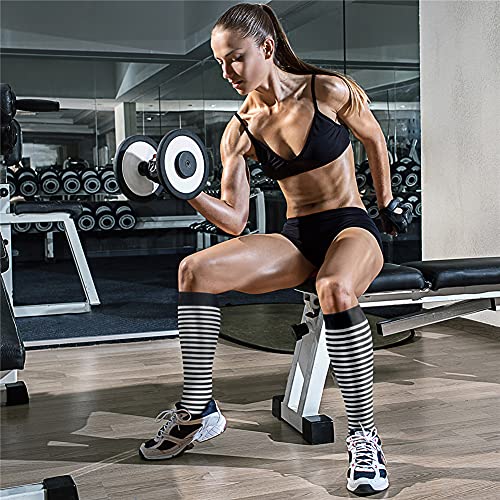 Image of Copper Compression Socks (3 Pairs), 15-20 mmhg is BEST Athletic & Medical for Men & Women, Running, Flight, Travel, Nurses - Boost Performance, Blood Circulation & Recovery