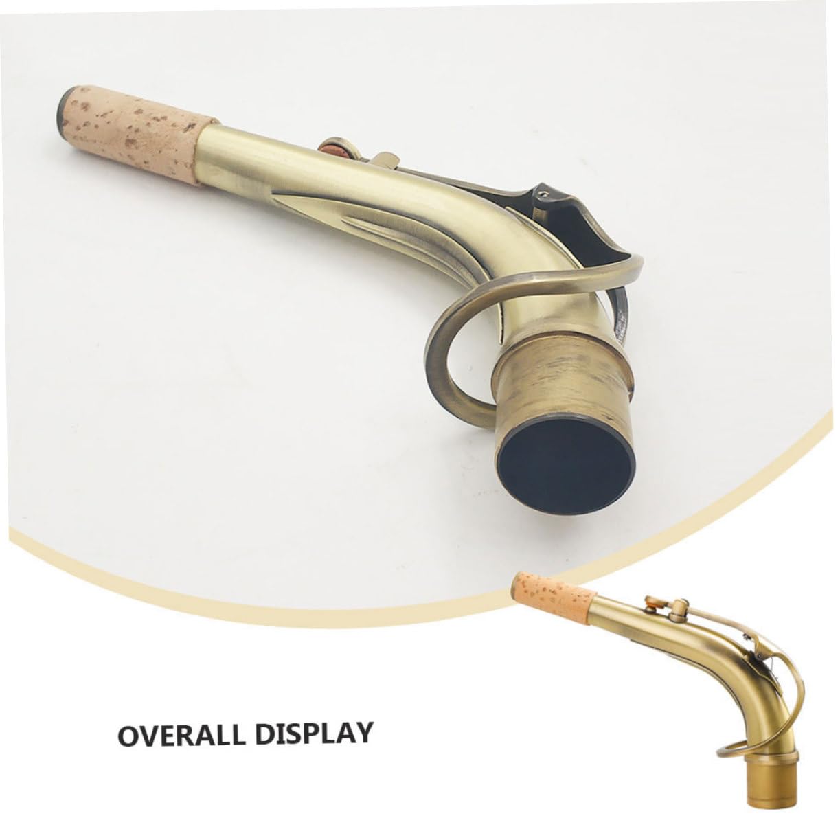 VICASKY Boquilla de Saxofón de Latón Conector para Músicos Profesionales Accesorios para Saxofón