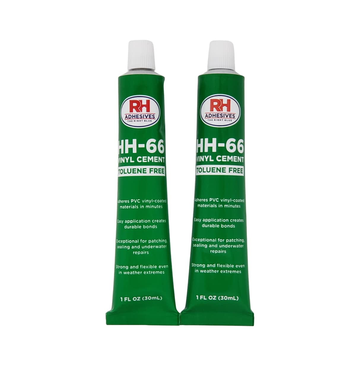 HH-66 Toluene Free Vinyl Cement, 30 ml tube - RH Adhesives, Clear - Image 2