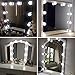 LED Vanity Lights For Mirror, Hollywood Style Vanity Lights With 10 Dimmable Bulbs Adjustable Color Brightness Mirror Stick Makeup Table Dressing Room No Included