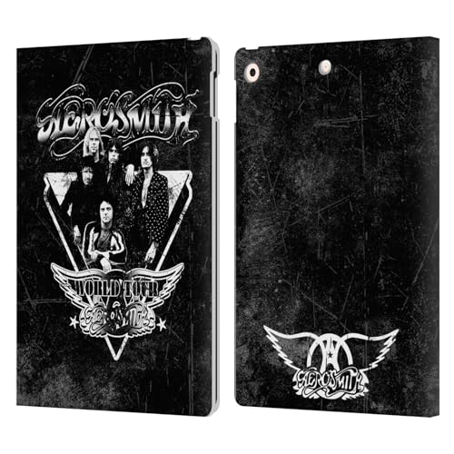 Étui portefeuille iPad 10.2 Aerosmith avec support vidéo et fentes cartes