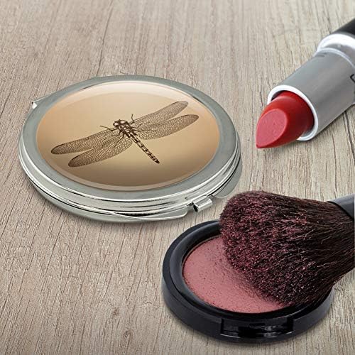 GRAPHICS & MORE Dragonfly Vintage Insect Compact Travel Purse Handbag Makeup Mirror image 5
