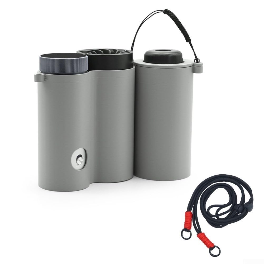 Oniissy Carrying Storage Case for Shark ChillPill FA022 Series, Detachable Cooling Fan Organizer Bag, Portable & Waterproof Travel Carry Case, 9.2X14.3X4.9CM(Gray)