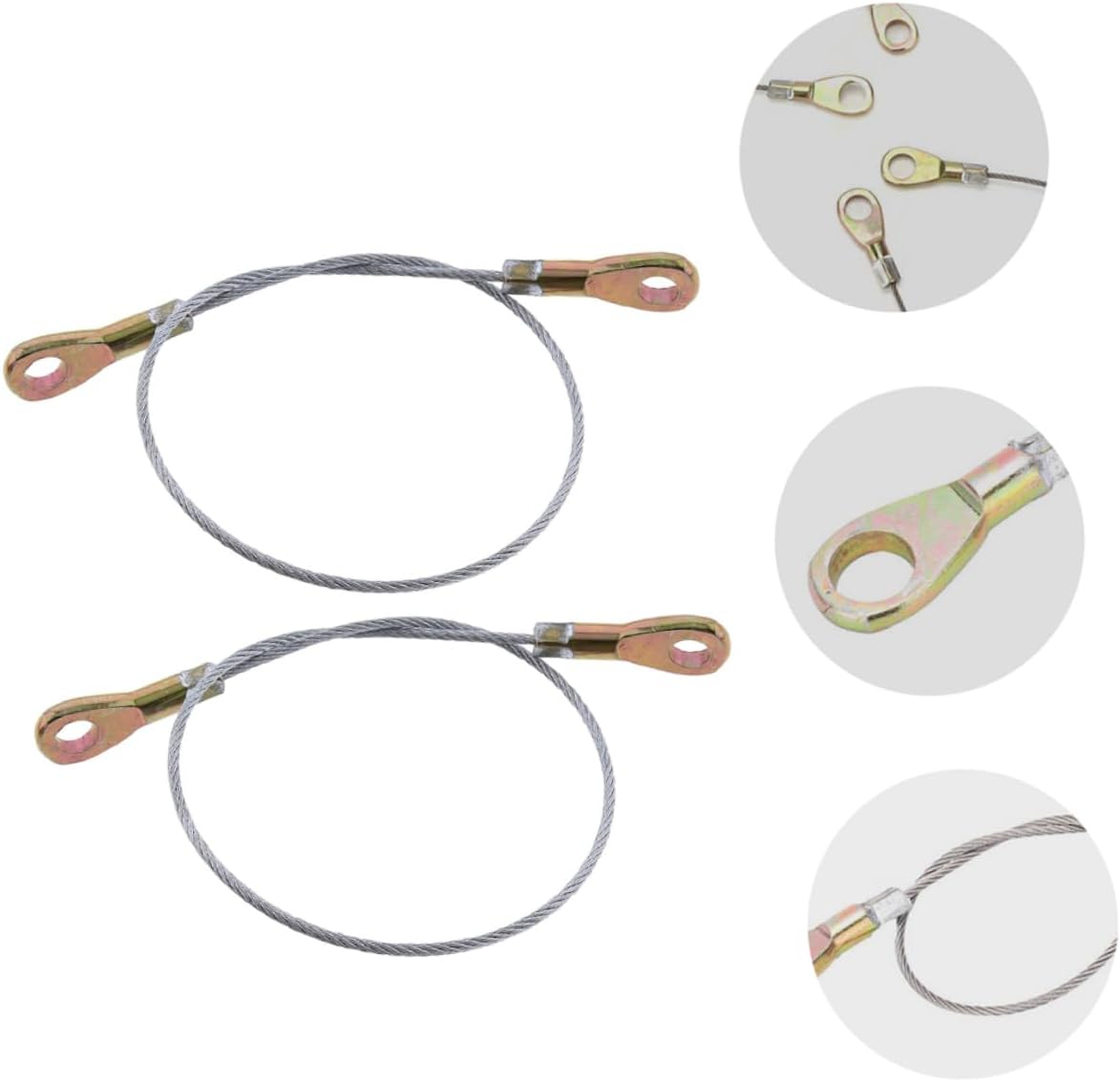 2pcs Tailgate Cable Hook Durable Replacement for Mule Easy Installation High-Performance Material Non-Deformation and Impact Resistant