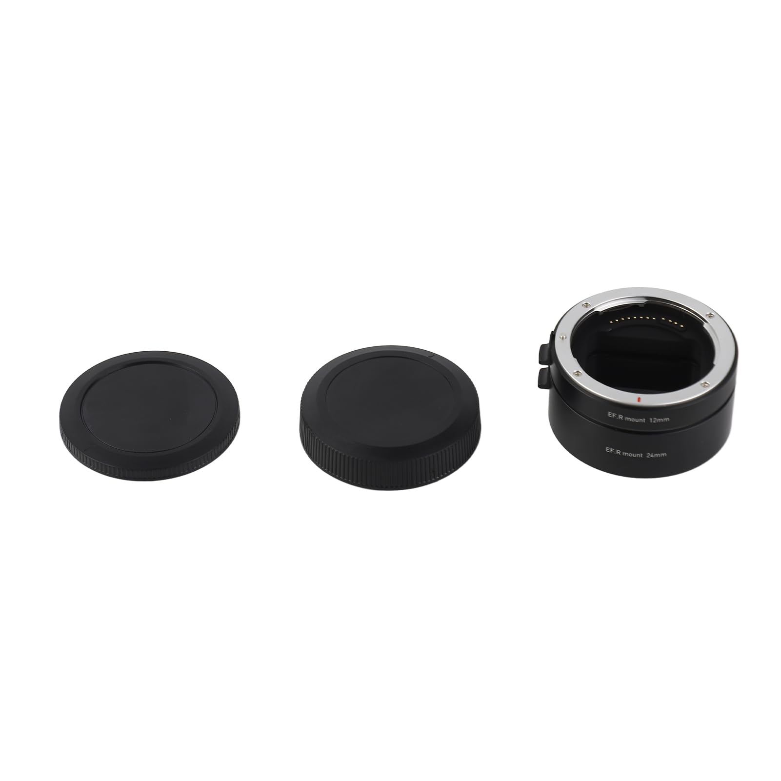 HUIOP Tubos de extensión de Metal Tubos de extensión automática 12 mm + 24 mm Montaje R Conjuntos de Tubos Macro Liviano Compatible con Lentes Canon con Montura RF y cámara Canon R5/R6/R7/R10