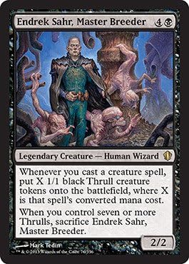 Magic The Gathering - Endrek Sahr, Master Breeder (76/356) - Commander 2013