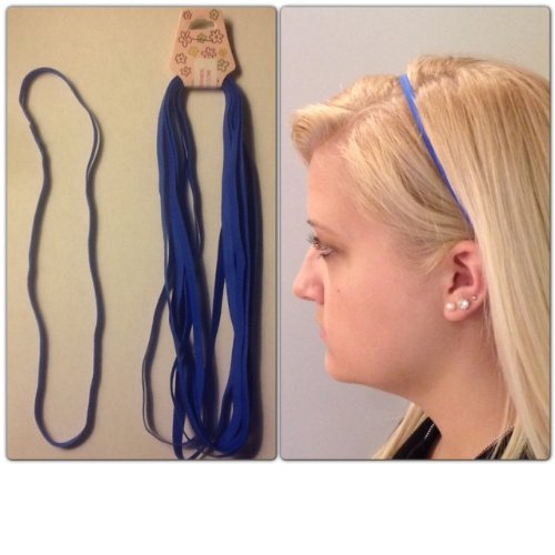 Royal Blue Elastic Headbands (3-12 YEARS OLD)