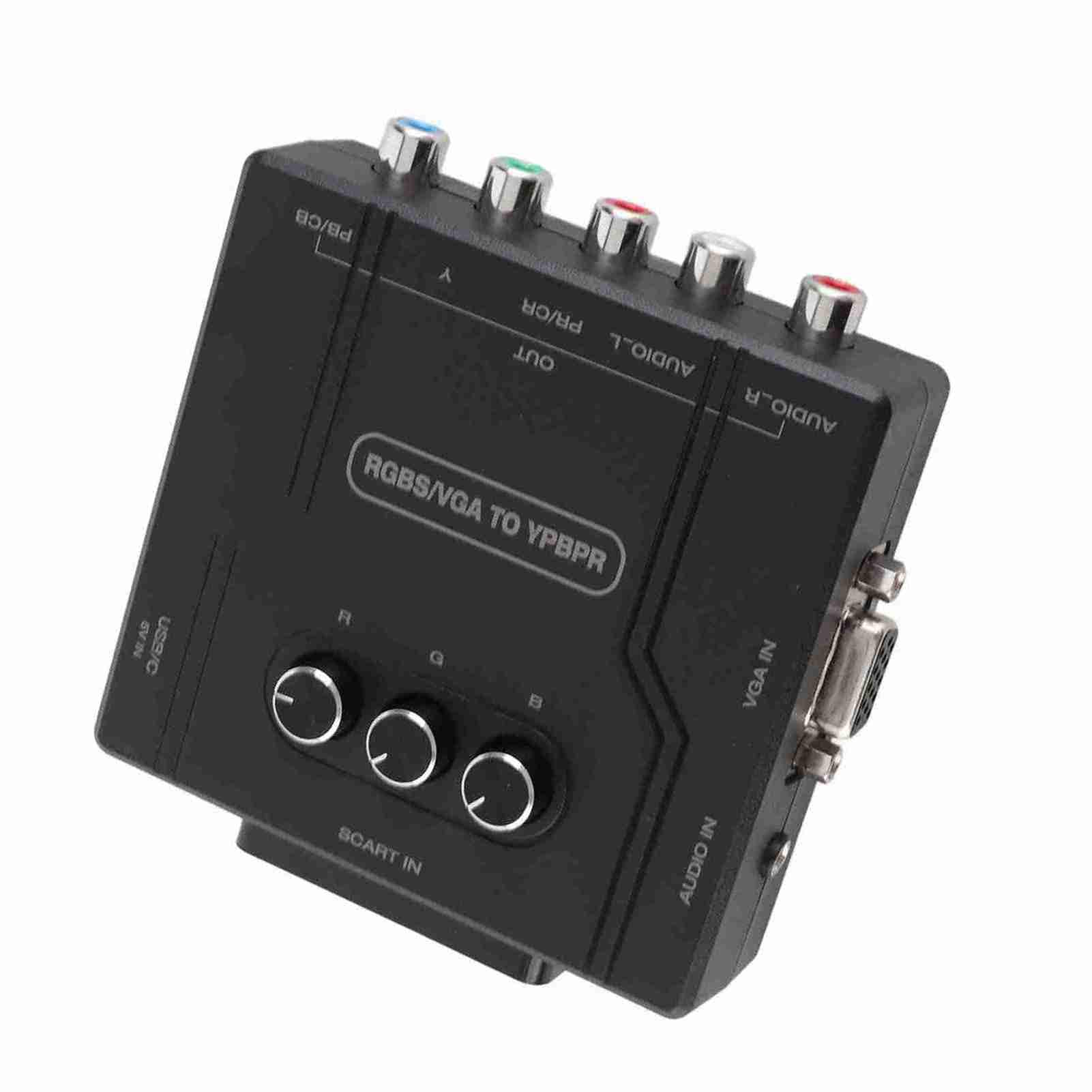 Przetwornik RGBS SCART na YPbPr, Obsługa 480p 720p 1080i
