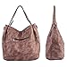 WISHESGEM Women Handbags Top-Handle Fashion Hobo Tote Bags PU Leather Shoulder Satchel...