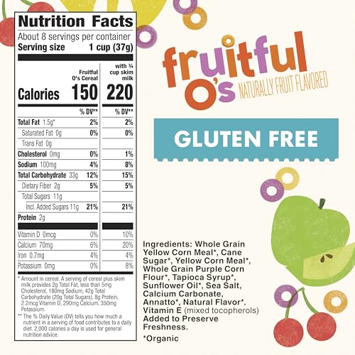 Cascadian Farm, Organic, Fruitful O's, 10.2 oz (289 g)