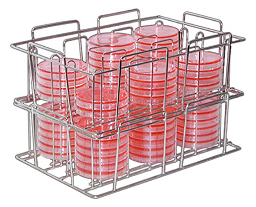 150305 cesta soporte para 36 Petri Platos Ø 55 mm