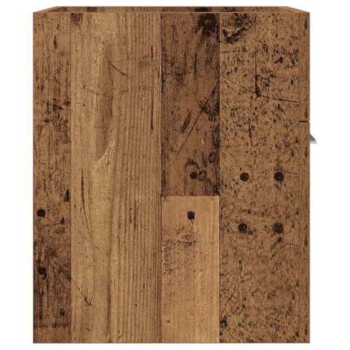 Mueble para lavabo de baño rústico, juego de muebles de 41 x 38,5 x 46 cm 6