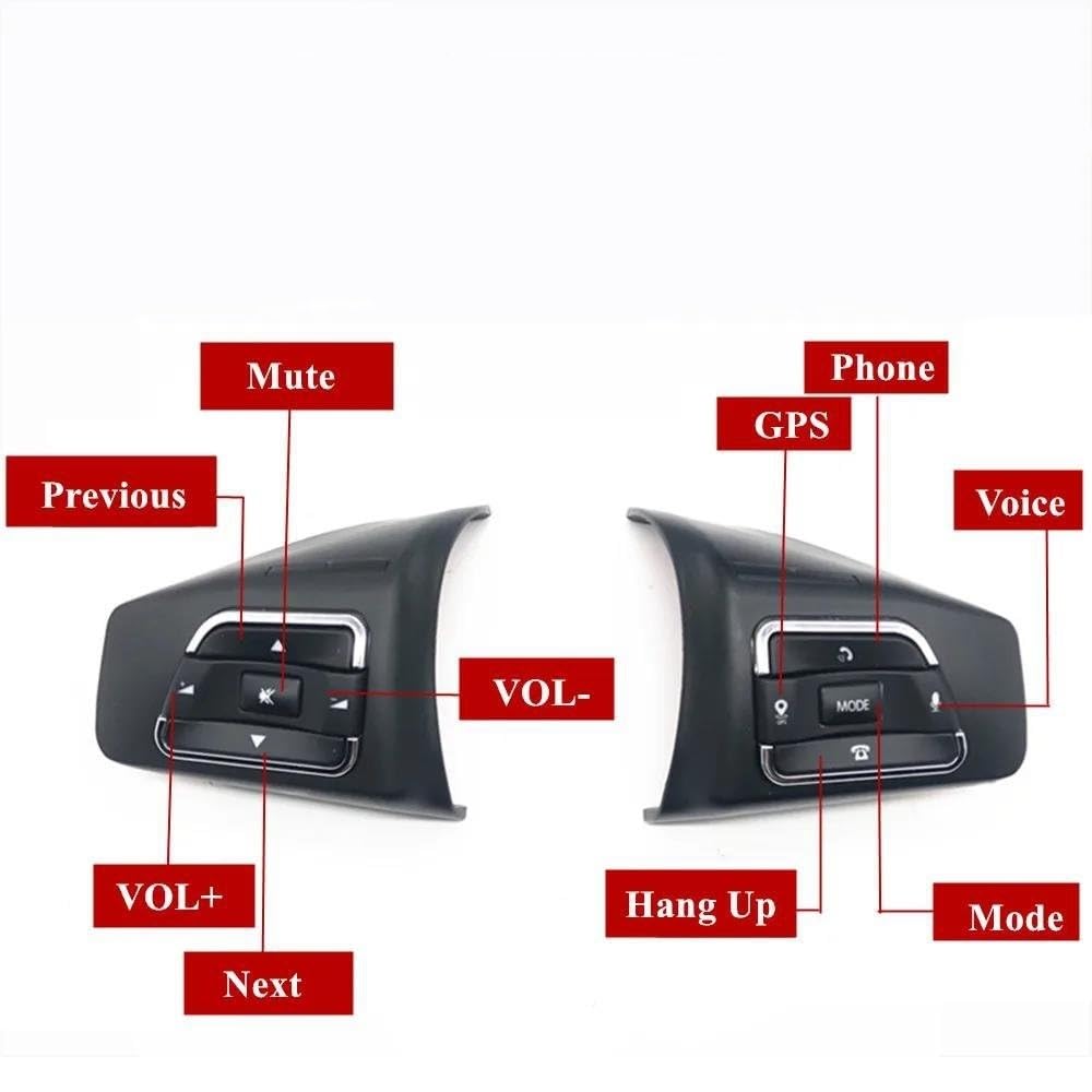 Compatible with VW for Polo for Passat for Touran 2011-2018 Car Steering Wheel Remote Control Button Switch Cruise Control Switch Button car Parts