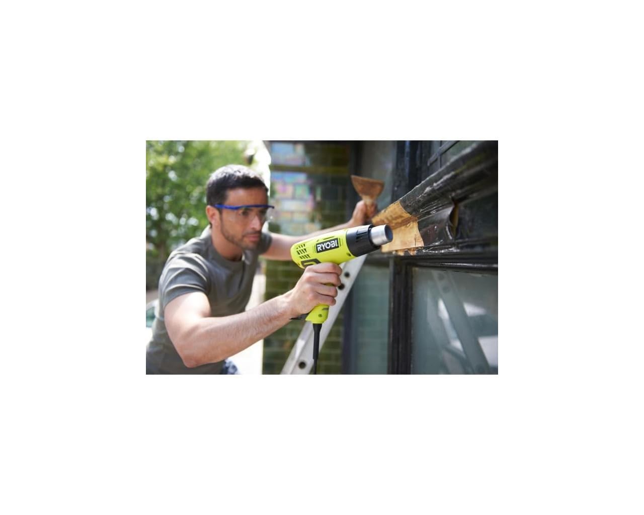 Ryobi 5133001137 Heißluftgebläse Typ EHG2000, 2000 W, Schwarz, Grün | 5133001137, Typ EHG2000