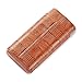 Étui à cigares classique en cuir noir à 3 doigts avec doublure en bois de cèdre, étui à cigarettes portatif (Color : Brown, Size : 16.6 * 3.9 * 8.5cm)