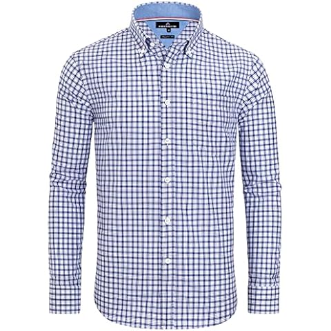Alimens & Gentle Plaid Dress Shirt Cover