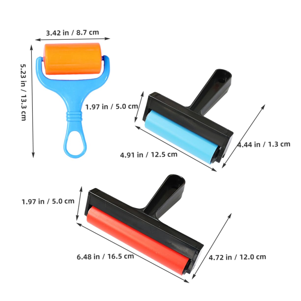 ABOOFAN 2 Stück Strassstein-Roller – Mit Ergonomischem Griff Zum Glätten & Andrücken Von Rhinestones | Für DIY Diamant-Malerei