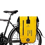 🔰【Einfache Installation】 --- Ausgestattet mit verstärkten, verdickenden Doppelhaken und einer 360 ° -Drehschnalle auf der Rückseite kann die Fahrrad-Rückentasche mühelos am Gepäckträger stabil befestigt werden, während die Haken sanft nach links oder rechts gleiten können, um die geeigneten Einstellungen vorzunehmen Position für verschiedene Arten von Fahrrädern.