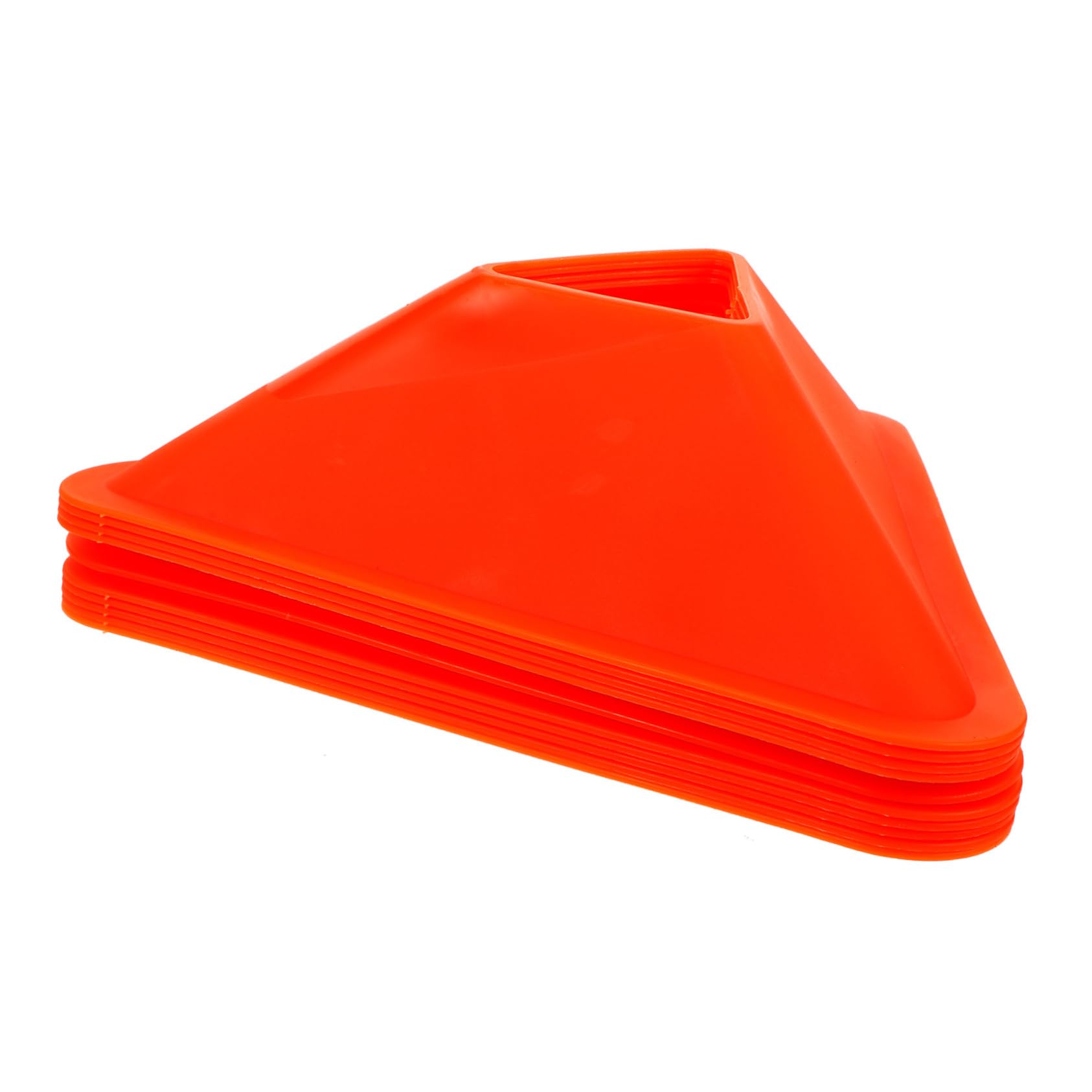 Lot De 10 Cônes D'Entraînement En PVC – Pour Football, Roller, Basket – Hauteur 7,5 Cm, Couleurs Aléatoires