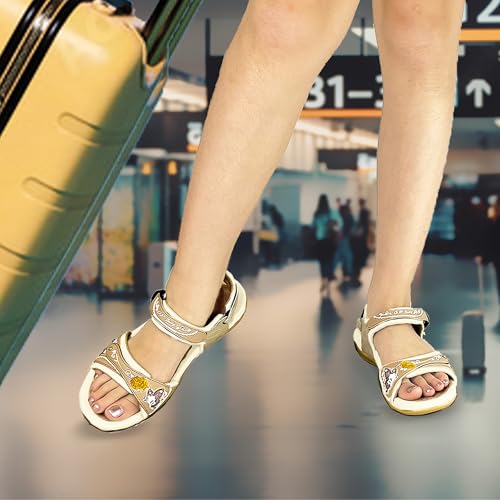 Image of SIGNATURE Arch Support Womens Sandals Comfortable Walking. Everyday Comfy Sandals Women Wear for Beach, Travel, Water, Outdoor, Hiking. Women Footwear.