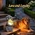 Tiejiajiang Dog Garden Statues - 8.4 Dog Decor with Gazing Ball LED Lights, Unique Gifts for Mom Grandma Birthdays, Outdoor Decor for Outside Lawn Porch Patio (Gray)