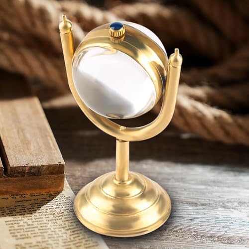Image of Unique Ball Shaped Uncovered Mechanical Pocket Watch for Men, Roman Digital Dial Mechanical Pocket Watch with Chain
