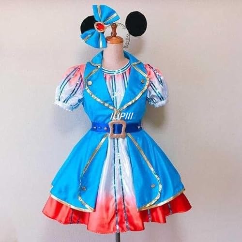 [YOkima] コスプレTDSクリスタル・ウィッシュ・ジャーニー風・ミニー! コスチューム コスプレ衣装 風 コスチューム （ウィッグ 靴 別売り ）のサムネイル