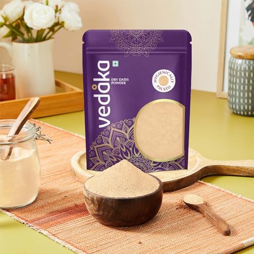 Image of Amazon Brand - Vedaka Dry Dates Powder | 500 g | Natural Sweetness of Dates | Hygienically Packed