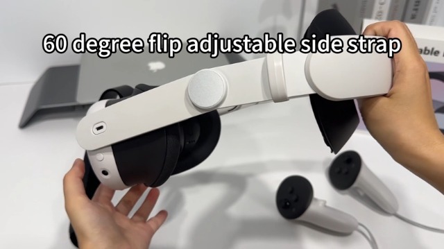 LEQTRONIQ Elite Comfort Strap for Meta Quest 3/3s, Memory Foam