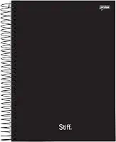 Jandaia - Caderno Espiral Univ CD 10 matérias 160Fls Stiff Slim Preto