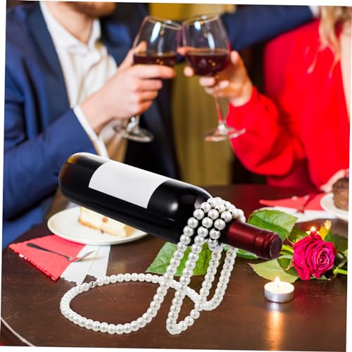 Soporte para botellas de vino Garneck, 2 piezas, diseño colgante miniatura 2