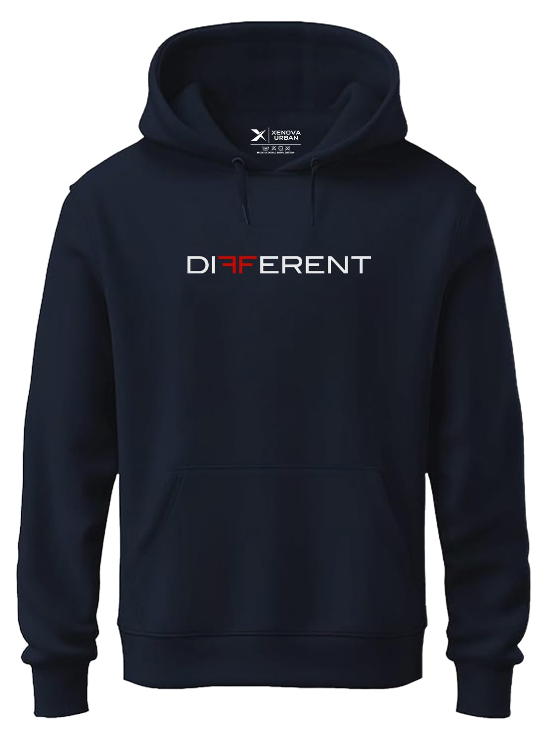 xenovaurban Hoodie for Men/Women | Unisex fit Cotton Fleece Hooded Sweatshirt - DIFF1-picture-14